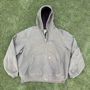 Vintage Carhartt Jacket Quilted Active Jacket “Army Green” J130 ARG Men’s 2XL